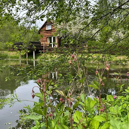 Pod Dobrym Adresem- Domek Nad Stawem Cisna Exterior photo