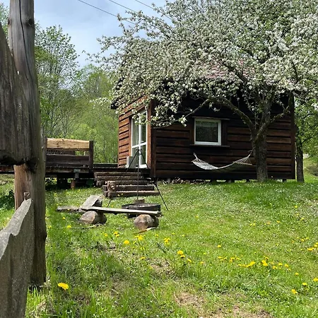 Pod Dobrym Adresem- Domek Nad Stawem Cisna Exterior photo